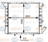 BEHR HELLA SERVICE 8MK 376 716-051 Radiator, engine cooling